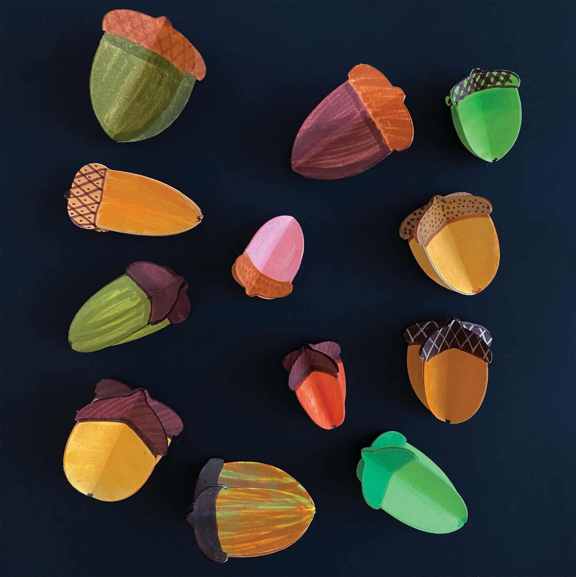 Leaf Garland Templates Mozaic Studio