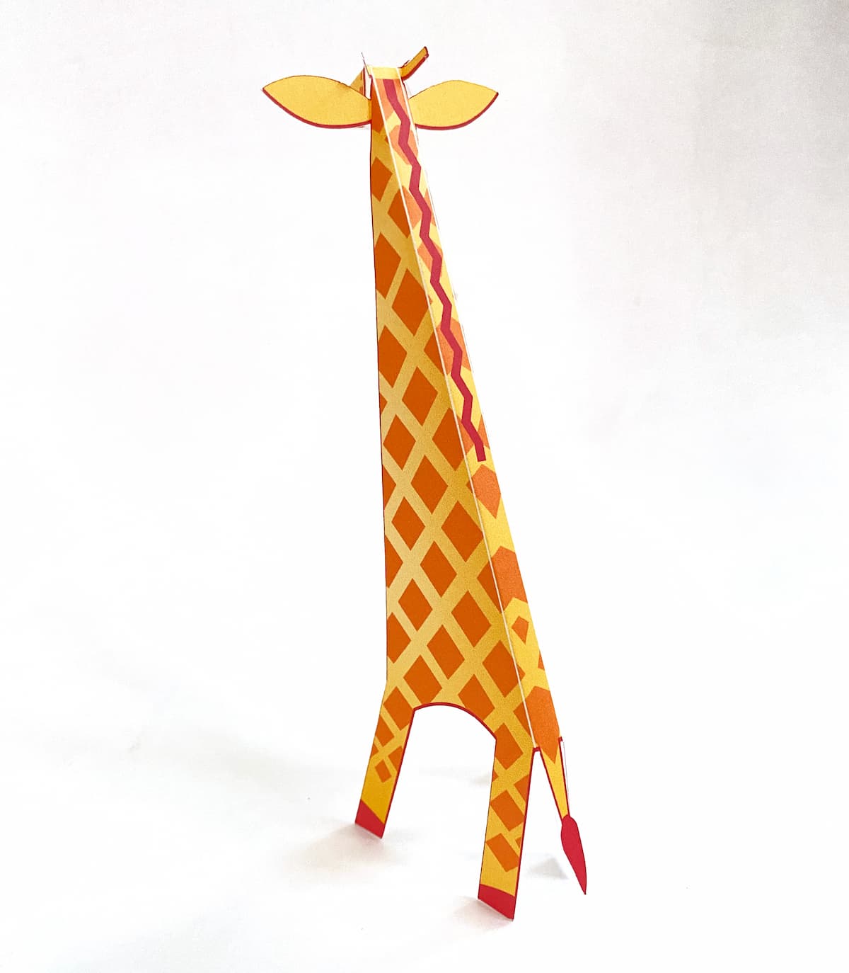 DIY Paper Giraffe Template Mozaic Studio