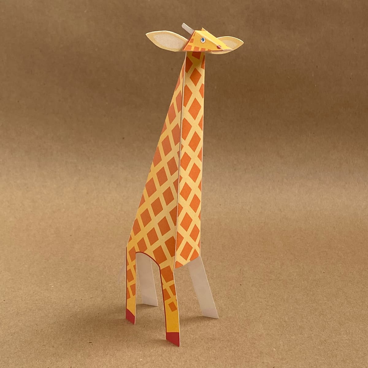 DIY Paper Giraffe Template Mozaic Studio