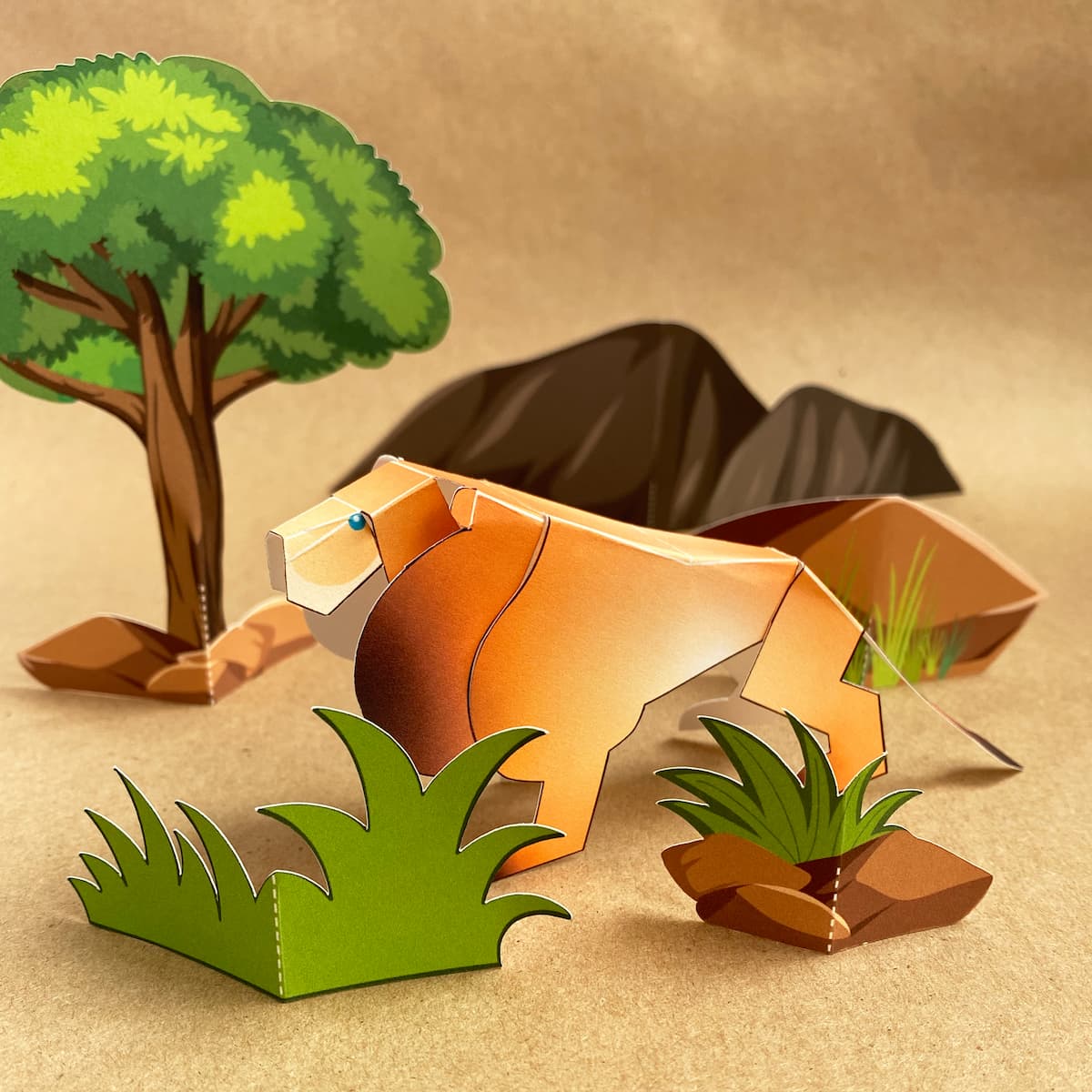 DIY Paper Elephant Mozaic Studio